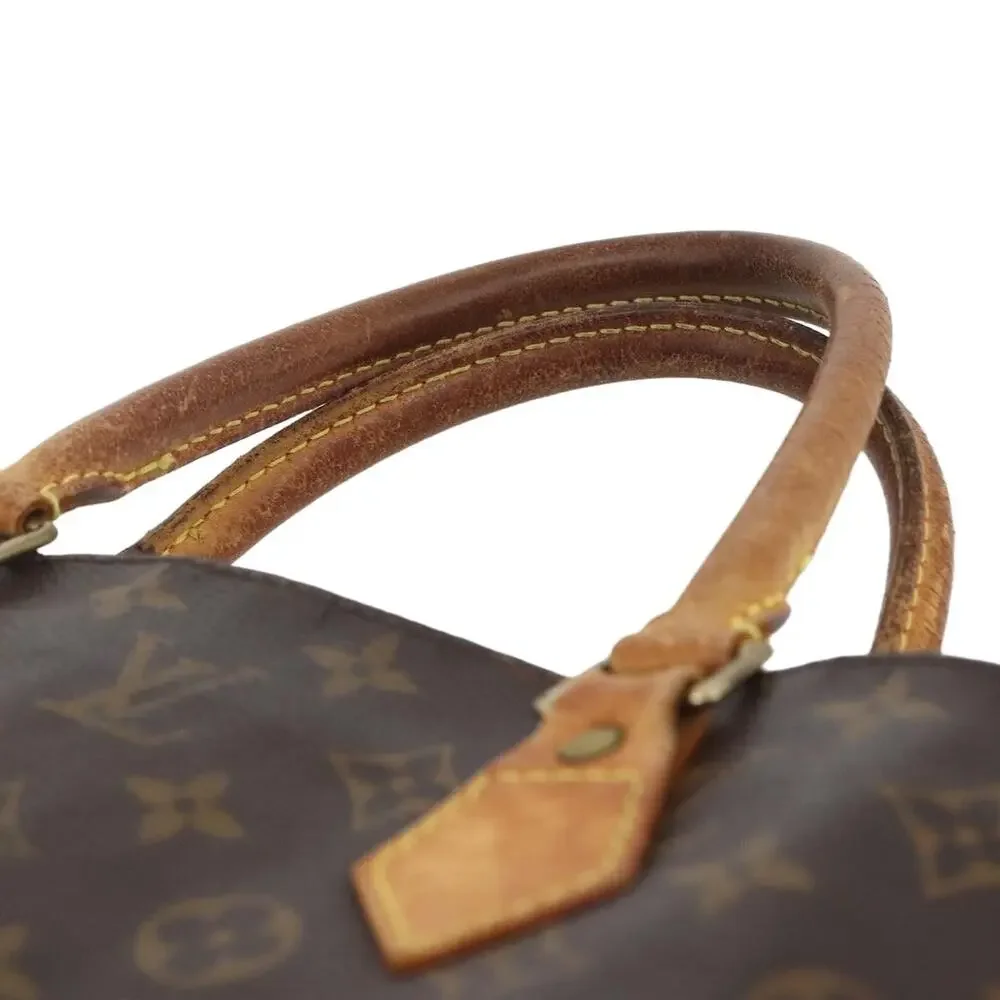Louis Vuitton Monogram Sac Plat Handbag Brown